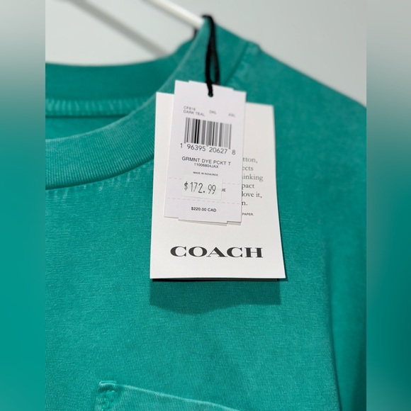 Coach Pocket T-Shirt - Picture 2 of 4